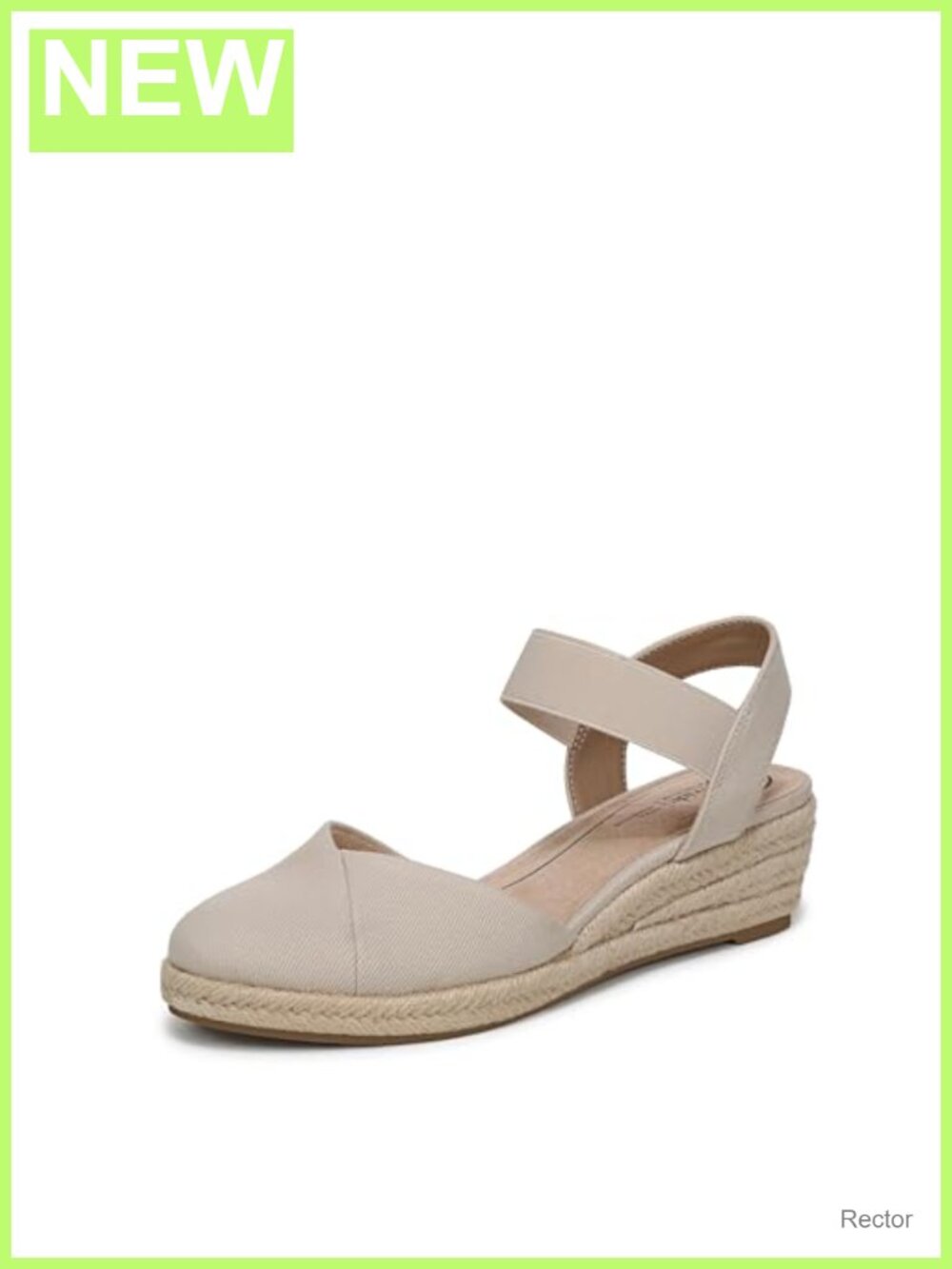 LifeStride Kimmie Espadrille Wedge Shoes with Ankle Strap